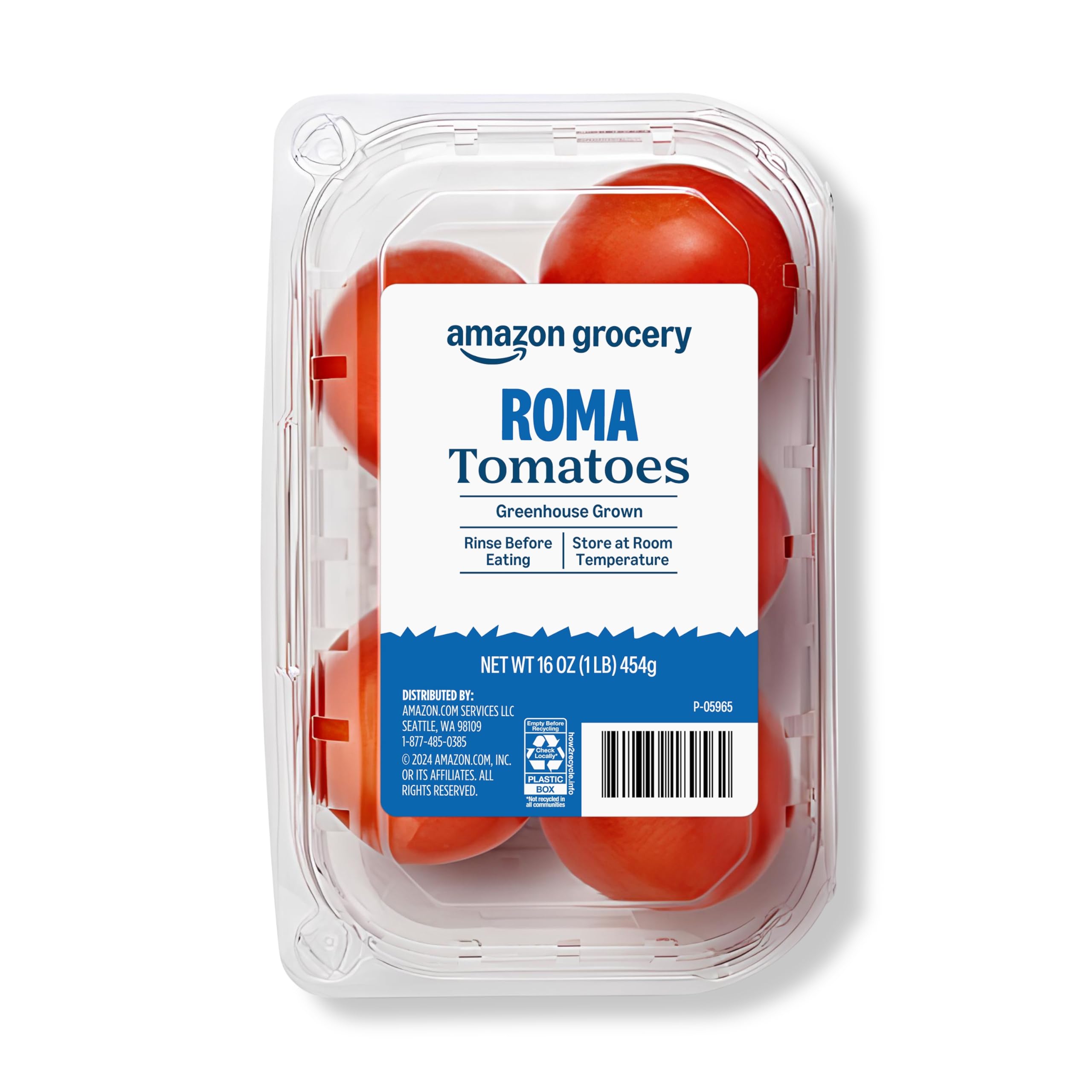 Amazon.com: Amazon Grocery, Roma Tomatoes, 16 Oz : Everything Else